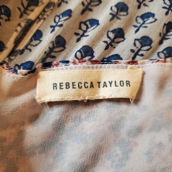 Rebecca Taylor Silk Floral Hi-low Dress - Picture 9 of 13
